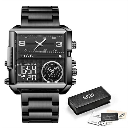 Men Quartz Digital Watch Creative Sport Watches Male Waterproof Wristwatch Montre Homme Clock Relogio Masculino