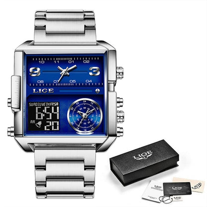 Men Quartz Digital Watch Creative Sport Watches Male Waterproof Wristwatch Montre Homme Clock Relogio Masculino