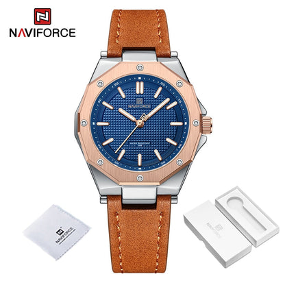 Minimalist Design Sports Watch for Women Casual Quartz Ladies Leather Wrist Watches Polygon Case Female Clock