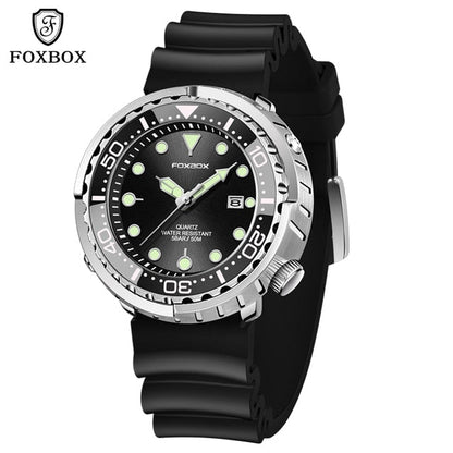 LIGE Watch Men Top Brand Men Watches Silicone Waterproof Casual Quartz Date Sport Military Fashion Wrist Watch Relogio Masculino Black S
