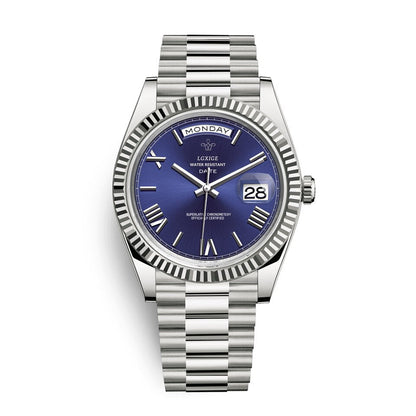 Original Casual Brand Watch Men Top Luxury Stainless Steel 3atm Waterproof daydate Business Men Fashion Wrist Watch