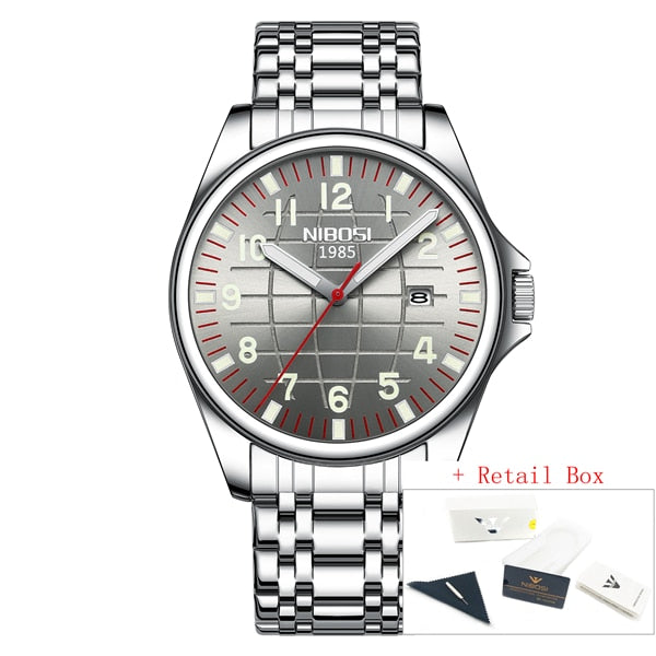 New Men Fashion Ultra Thin Watches Luxury Waterproof Luminous Date Watch For Man Business Relogio Masculino