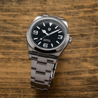 New NH35 Men Mechanical Watch AR Sapphire Glass Automatic Watch For Men Stainless Steel Sports Waterproof Watches