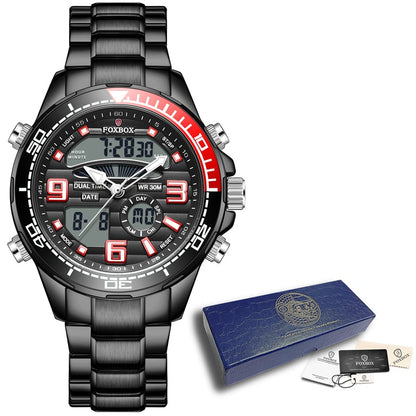New Men Military Watch Top Luxury Brand Big Dial Sport Watches Mens Chronograph Quartz Wristwatch Date Male Clock Reloj Hombre