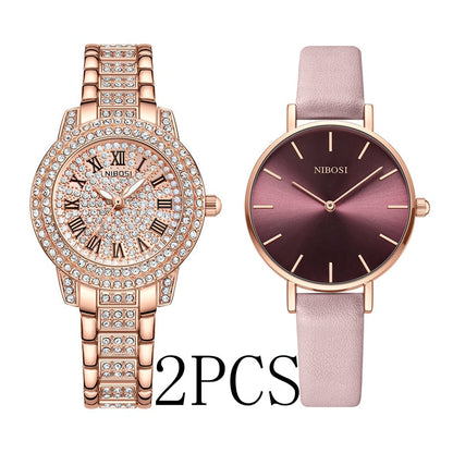 Women Watches Rose Gold Ladies Bracelet Watches Reloj Mujer Creative Waterproof Quartz Watches For Women