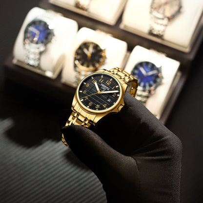 New Men Fashion Ultra Thin Watches Luxury Waterproof Luminous Date Watch For Man Business Relogio Masculino