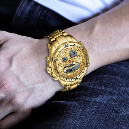 New Men Military Watch Top Luxury Brand Big Dial Sport Watches Mens Chronograph Quartz Wristwatch Date Male Clock Reloj Hombre