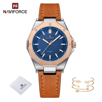 Minimalist Design Sports Watch for Women Casual Quartz Ladies Leather Wrist Watches Polygon Case Female Clock RGBEO, China