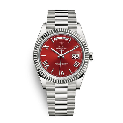 Original Casual Brand Watch Men Top Luxury Stainless Steel 3atm Waterproof daydate Business Men Fashion Wrist Watch