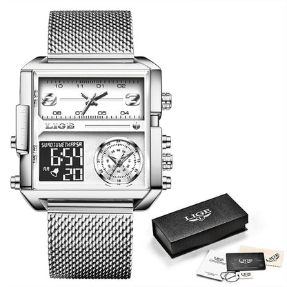 Men Quartz Digital Watch Creative Sport Watches Male Waterproof Wristwatch Montre Homme Clock Relogio Masculino