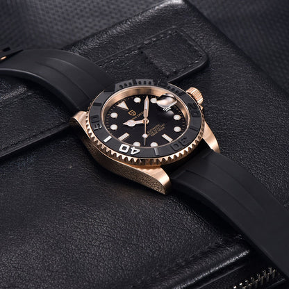 New Sports Men Mechanical Wristwatch Sapphire Luxury Automatic Watch Men Stainless Steel Waterproof Clock