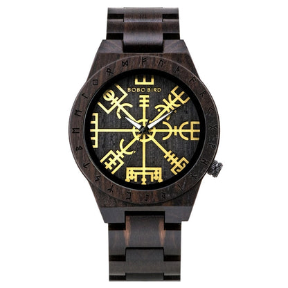 Men Watches Zebra Wood Vintage Watch for Men Come With Bamboo Box Thanksgiving Christmas Gift T16-4, China, Yes
