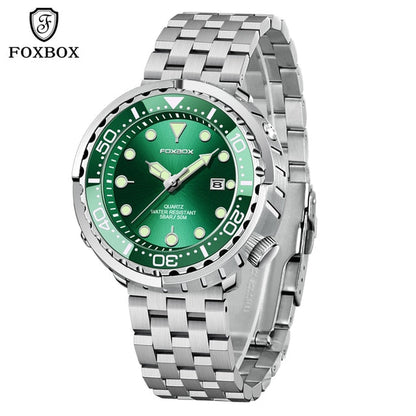 LIGE Watch Men Top Brand Men Watches Silicone Waterproof Casual Quartz Date Sport Military Fashion Wrist Watch Relogio Masculino Green L