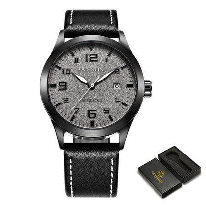 New Men Ochstin Automatic Mechanical Watch Luxury Casual Dress Military Outdoor Sports Army Mens Wristwatches Waterproof Male Clock