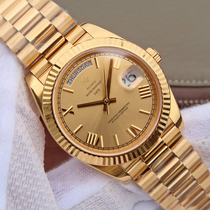 Original Casual Brand Watch Men Top Luxury Stainless Steel 3atm Waterproof daydate Business Men Fashion Wrist Watch