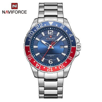 Top Brand Man Quartz Wristwatch Luxury Gold Watch Business Classic Stainless Steel Calendar Clock Waterproof SSBE NO BOX