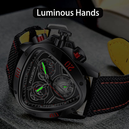 LIGE Chronograph Creative Big Dial Men Watch Top Brand Nylon Strap Military Sports Watches for Men Date Clock Quartz Wrist Watch
