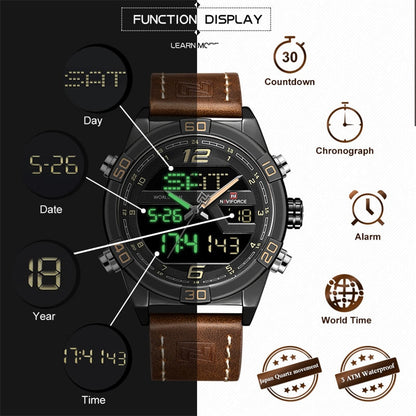 Sport Watches Men Fashion Casual Digital Quartz Wristwatches Male Military Clock Relogio Masculino