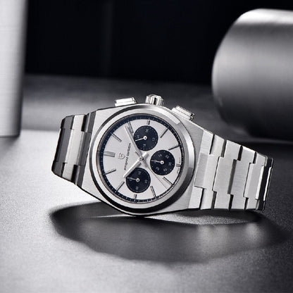 New Classic Men Sport Quartz Watches Sapphire Stainless Steel VK63 Waterproof Clock Relogios Masculinos