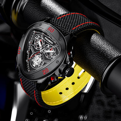 LIGE Chronograph Creative Big Dial Men Watch Top Brand Nylon Strap Military Sports Watches for Men Date Clock Quartz Wrist Watch