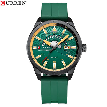 New Men Watch Top Brand Luxury Waterproof Sport Mens Watches Silicone Automatic Date Military Wristwatch