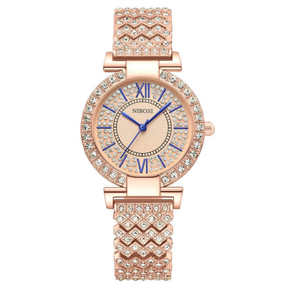 Women Watches Rose Gold Ladies Bracelet Watches Reloj Mujer Creative Waterproof Quartz Watches For Women