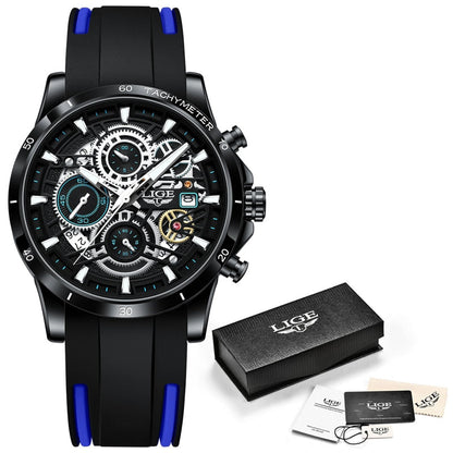 Men Watches Casual Luxury Sport Waterproof Quartz Watch Chronograph Military Watch Men Clock