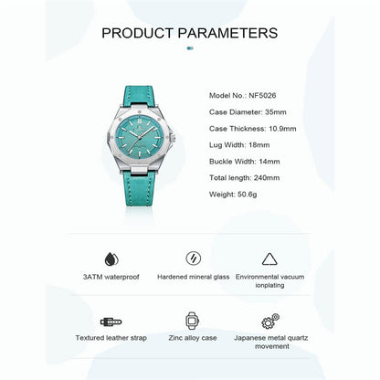 Quartz Leather Bracelet Luxury Women Simple Popular Lady Watch Waterproof Women Watches Female Watch Reloj Mujer