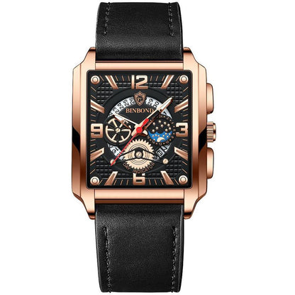 Relogio Masculino Wrist Watches Men Top Brand Luxury Golden Men Watches Gold Big Male Wristwatch Man Square Golden Dial