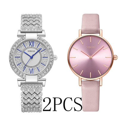 Women Watches Rose Gold Ladies Bracelet Watches Reloj Mujer Creative Waterproof Quartz Watches For Women