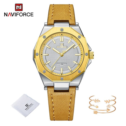 Minimalist Design Sports Watch for Women Casual Quartz Ladies Leather Wrist Watches Polygon Case Female Clock GWY, China