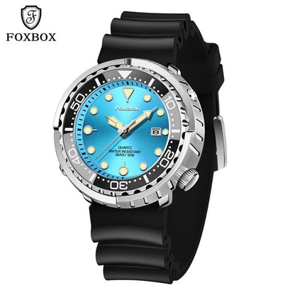 LIGE Watch Men Top Brand Men Watches Silicone Waterproof Casual Quartz Date Sport Military Fashion Wrist Watch Relogio Masculino Light blue S