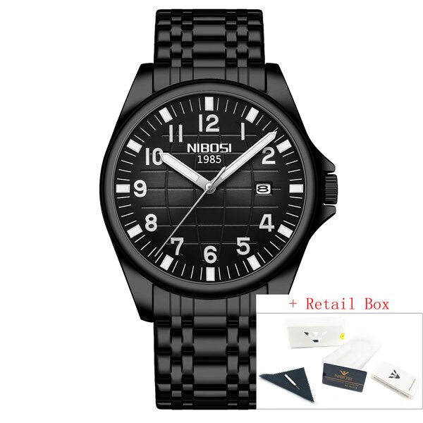 New Men Fashion Ultra Thin Watches Luxury Waterproof Luminous Date Watch For Man Business Relogio Masculino