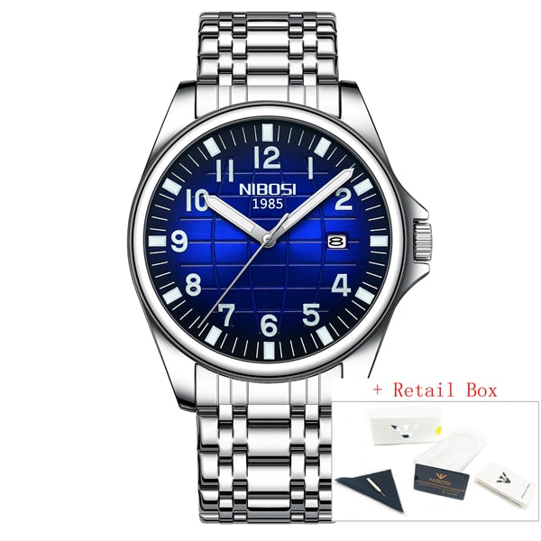 New Men Fashion Ultra Thin Watches Luxury Waterproof Luminous Date Watch For Man Business Relogio Masculino