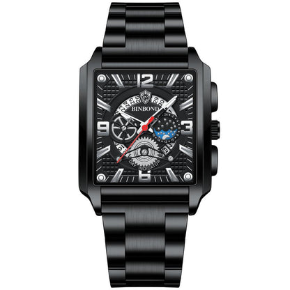 Relogio Masculino Wrist Watches Men Top Brand Luxury Golden Men Watches Gold Big Male Wristwatch Man Square Golden Dial