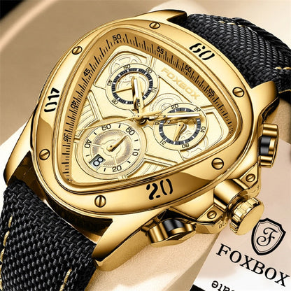 LIGE Chronograph Creative Big Dial Men Watch Top Brand Nylon Strap Military Sports Watches for Men Date Clock Quartz Wrist Watch