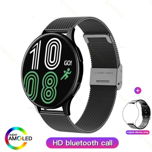 New Smart Watch Round Smartwatch Bluetooth Calls Watches Men Women Fitness Bracelet Custom Watch Face +Gift Box - Image 7