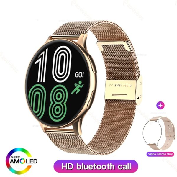 New Smart Watch Round Smartwatch Bluetooth Calls Watches Men Women Fitness Bracelet Custom Watch Face +Gift Box - Image 11