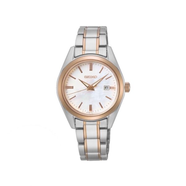 SEIKO SAPPHIRE GLASS DATE SUR634P1 LUXURY WATCH FOR WOMEN