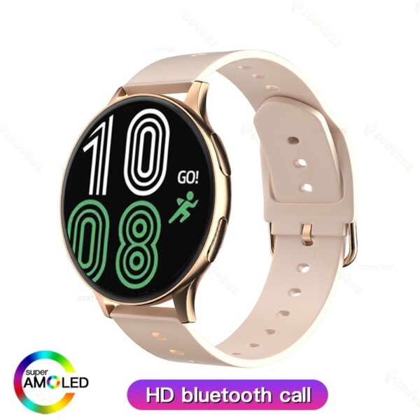 New Smart Watch Round Smartwatch Bluetooth Calls Watches Men Women Fitness Bracelet Custom Watch Face +Gift Box - Image 5