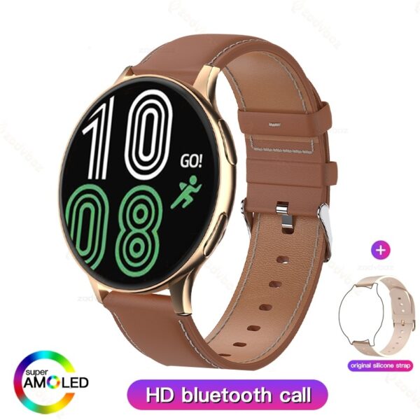 New Smart Watch Round Smartwatch Bluetooth Calls Watches Men Women Fitness Bracelet Custom Watch Face +Gift Box - Image 8