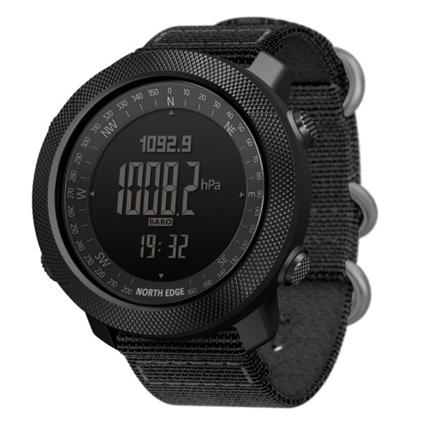 North Edge Men Sports Watches Waterproof 50M LED Digital Watch Men Military Compass Altitude Barometer - Image 9