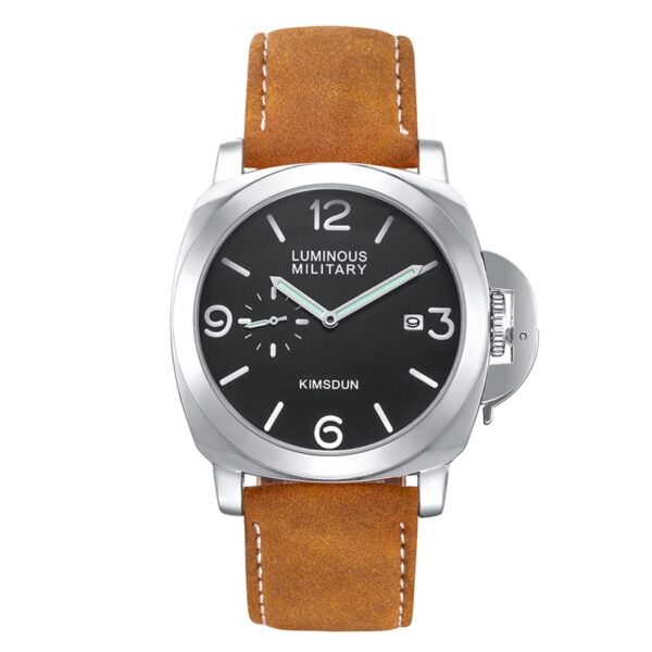 Luxury Top Brand Sport Watch Men Waterproof Quartz Brown Leather Military Wrist Watch Men Army Clock Male relojes hombre hodinky - Image 14