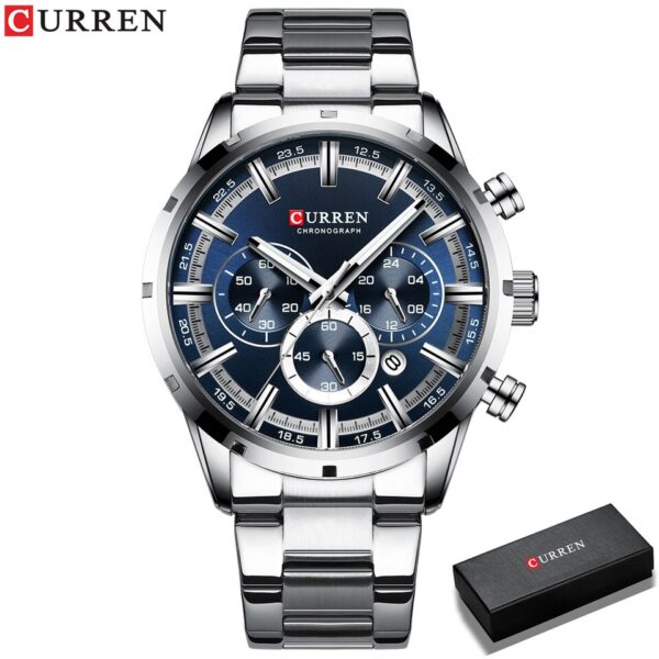 New Men Watches Top Brand Luxury Wrist Watch Quartz Clock Watch Men Waterproof Chronograph - Image 9