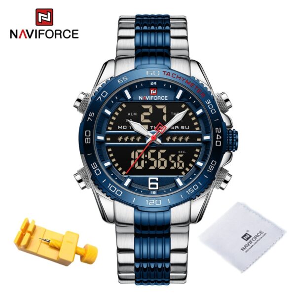 Digital Sport Watch For Men Steel Waterproof Chronograph Clock Fashion Luminous Quartz Wrist watches - Image 10