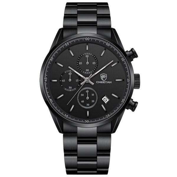 Men Top Brand Luxury Fashion Business Quartz Men Wristwatch Stainless Steel Waterproof Sports Clock - Image 3