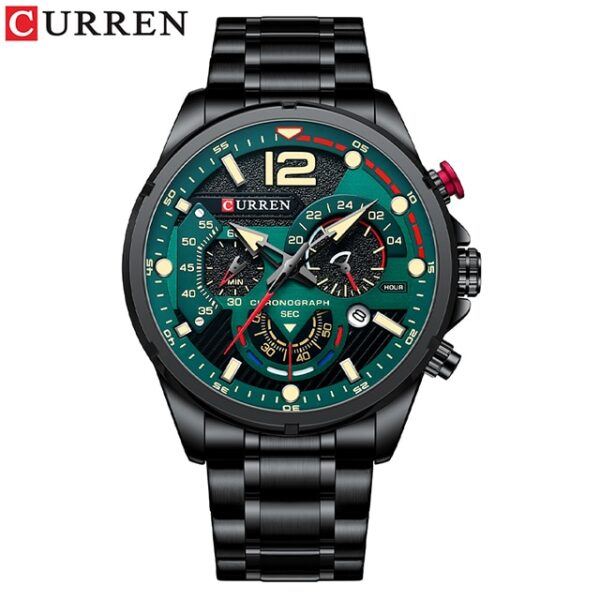 Casual Business Chronograph Waterproof Stainless Steel Watch Mens New Luxury Fashion Quartz Men Watches - Image 6