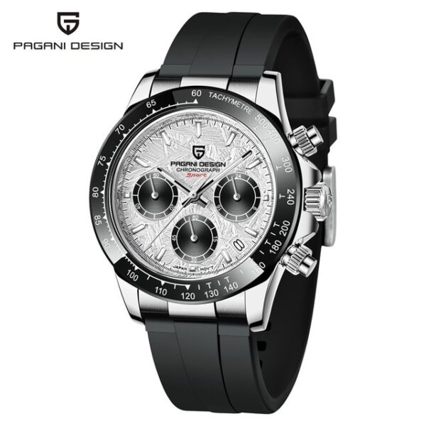 40mm New PAGANI DESIGN Men Quartz Watches Sapphire Luxury Chronograph Stainless Steel Waterproof Men Watch - Image 2