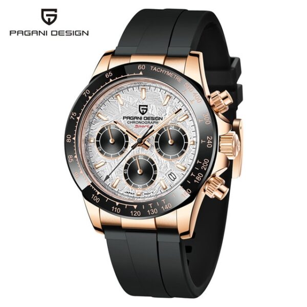 40mm New PAGANI DESIGN Men Quartz Watches Sapphire Luxury Chronograph Stainless Steel Waterproof Men Watch - Image 6