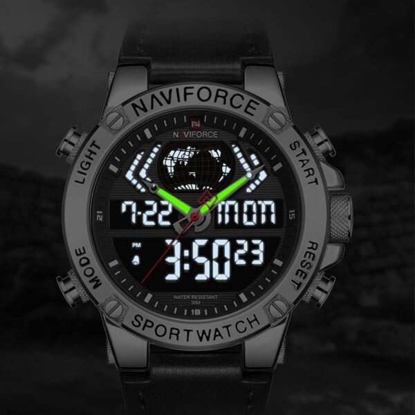 Luxury Mens Sport Watches Military Waterproof Digital Alarm Chronograph Quartz Wristwatch Male Clock Relogio Masculino - Image 14